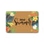 Tapis d'entrée de jardin à motif de feuilles de palmier tropicales Hello Summer 20 x 32 po