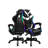 Gaming Chair, Computer Chair With Rgb Led Lights, High Back Ergonomic Chair For Adults With Footrest And Linkage Armrests& Headrest Lumbar Support (With Bluetooth Speakers)