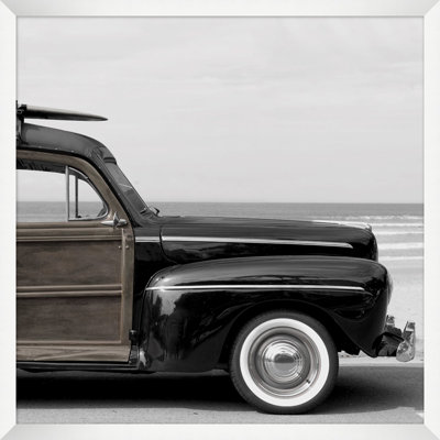 Vintage Van Front Framed Photographic Print