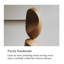 Objets décoratifs en bois de teck moderne et abstrait