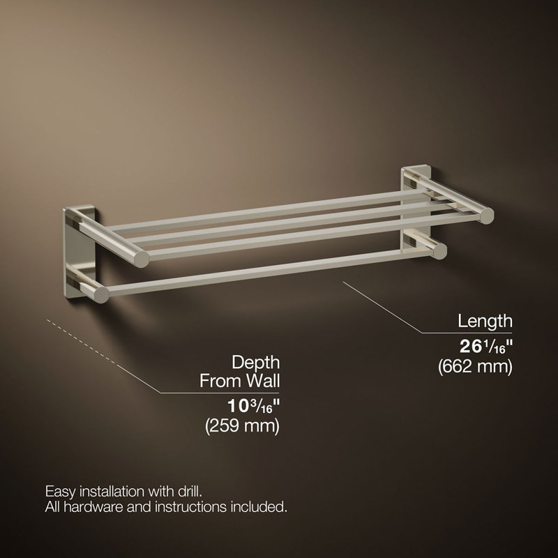 Parallel Hotelier, Polished Nickel