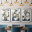 FLORAL Series DCLVII - Impression encadrée sur mesure de qualité supérieure - 3 pièces-334182056-334182057