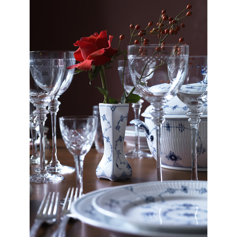 Blue Fluted Plain 10" Plate