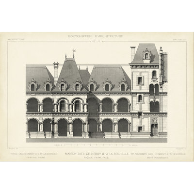 French Facade I by Elissa Della-Piana - Wrapped Canvas Print