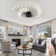 Caddaric Modern LED Ceiling Light,42-Light Heads Flower Shape Ceiling Lights,with Remote Control