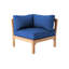 Monterey Teak Outdoor Lounge Corner Chair with Sunbrella Cushions-1597202309