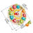 Hape: Learn The Time Bug Puzzle - 13pc Wooden Clock Puzzle, Learning & Shape Sorting Toy, Colourful Chunky Number Pieces, Preschool, Kids Ages 3+