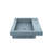 NativeStone Handcrafted Concrete 36" Trough Bathroom Sink-37742375-97563091