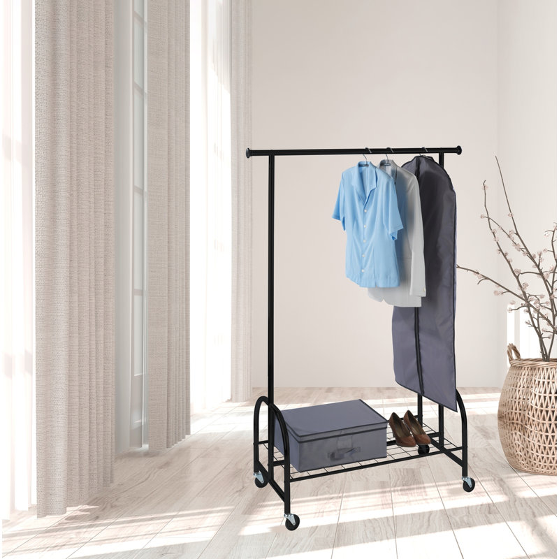 121cm Rolling Clothing Rack