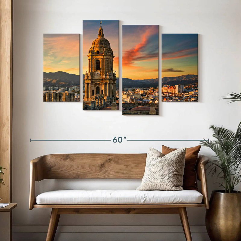 Nicci Malaga Cathedral And Cityscape