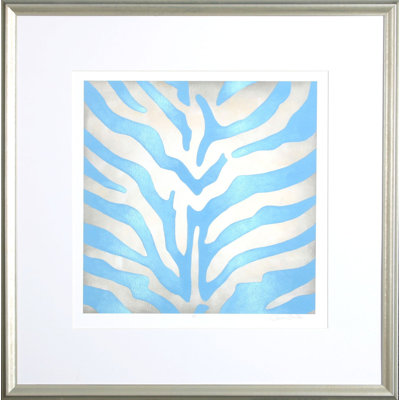 " Vibrant Zebra Blue " by Zarris