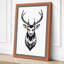 Majestic Deer Graphic - Wrapped Canvas-576072759-576072753