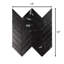Longo Black Chevron Marble Look Mosaic Porcelain Tile