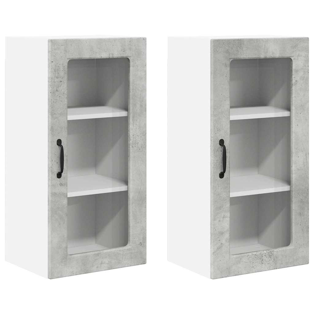 Vidaxl Kitchen Cabinet 2 Pcs Black 40 X 31 X 80 Cm Engineered Wood