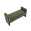 Banc moderne avec accoudoirs et rangement, grand repose-pieds rembourré-764490851
