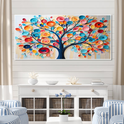 Colorful Abstract Tree 1 - Tree African Wall Art