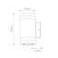 Elstead Steel Flush Mounted Sconce