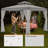 10'x10' Patio Gazebo Tent Outdoor Canopy Shelter W/ Mosquito Netting & 2-tiered Vented Top For Garden, Backyard Deck And Lawns-115153657