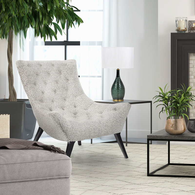 Fauteuil d'appoint gris Gabor