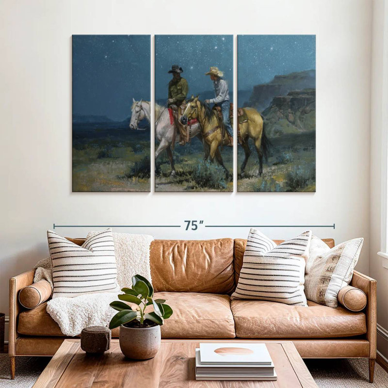 Lelar Night Riders, 42" H x 65" W