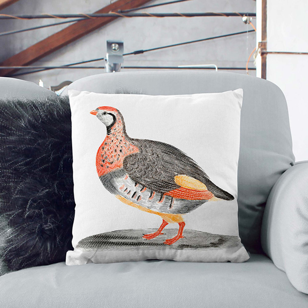 A Partridge by Johan Teyler Cushion with Filling