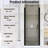 30"W X 72" H Pivot Semi-Frameless Shower Door in Matte Black Finish-112343071