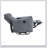 Gray Corduroy Fabric Swivel Glider Recliner With Solid Wood Frame And Plush Cushioning For Living Room Comfort-1211475347