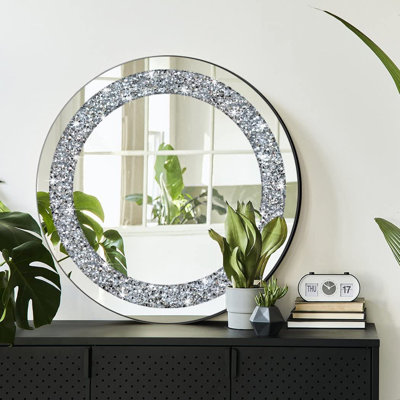 Wood Concave Wall Mirror