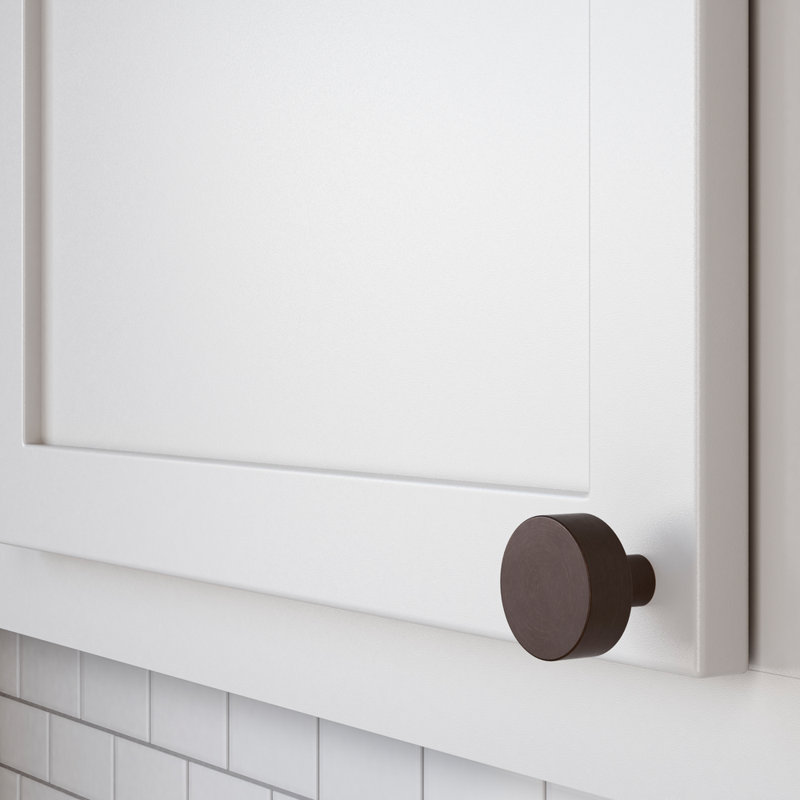 4404 Contemporary Knob, 1.25", Venetian Bronze