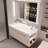 Cream-style minimalist bathroom cabinet