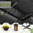Double Roof Hardtop Metal Patio Gazebo with Curtains and Netting-110377480-110377479-110377481