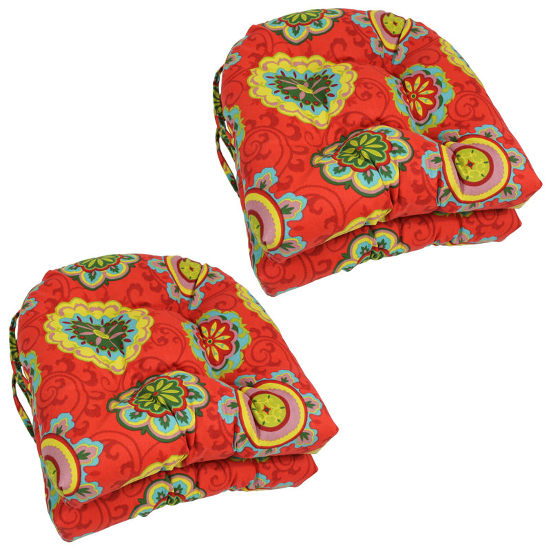 Outdoor 3.5'' Seat Cushion, Farmington Terrace Grenadine