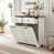 Brun et blanc antique