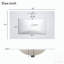 Meuble-lavabo simple 30 po avec plateau en céramique Florient-1133886883