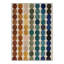 Tapis d'intérieur moderne à motif géométrique lavable à la machine avec envers antidérapant Orinda-2000879197