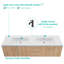 Ensemble de meuble-lavabo double 72 po avec lavabo Clarion