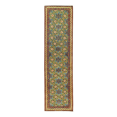 One-of-a-Kind 3'3" X 12'9" New Age Runner Area Rug in