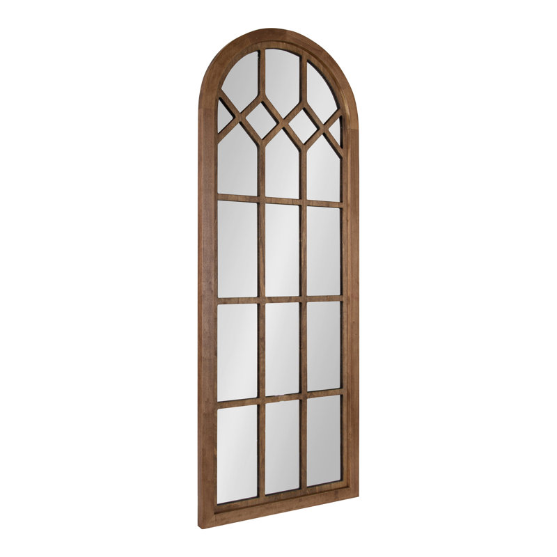 Arendje Flat Mirror, Rustic Brown, 47.25" x 18