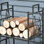 Egbert 51.5cm W Metal Log Rack