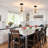3-Light 12'' Dome Glass Semi Flush Mount