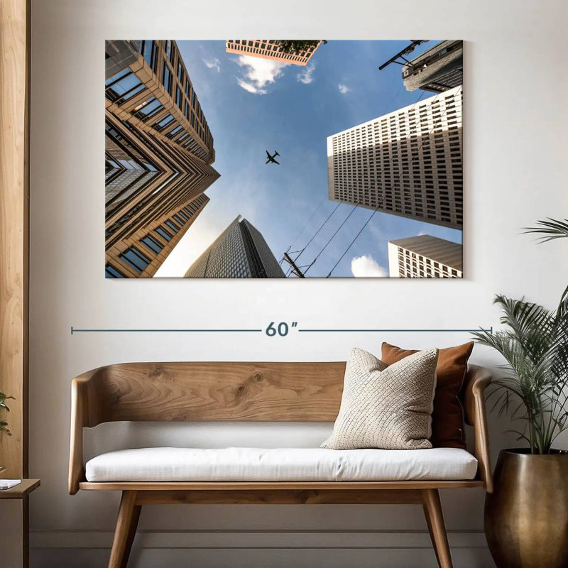 Lilie survolant Atlanta, H 34 po x l 51 po