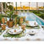 Palm Embroidered Tablecloth
