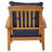 Summerton Teak Patio Chair with Cushions-1916579101