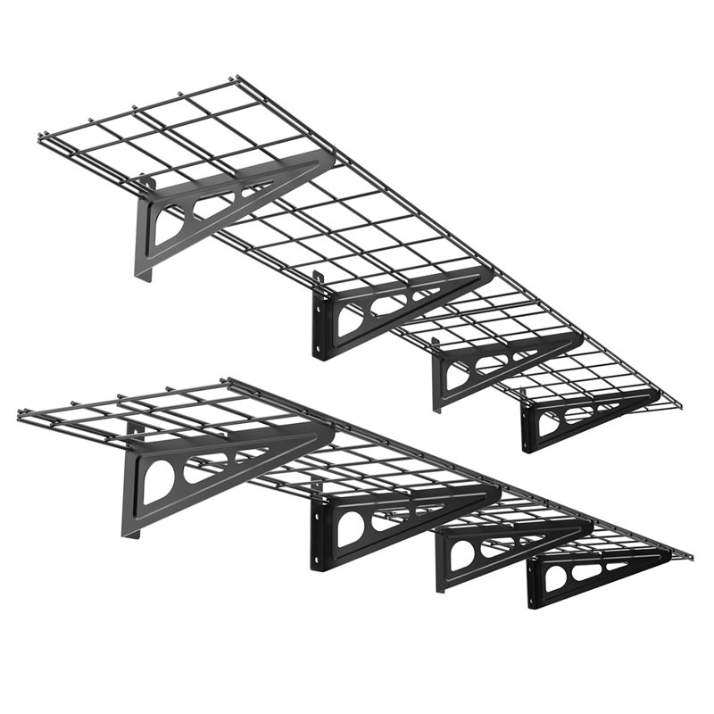 72 " W Storage Rack, Black