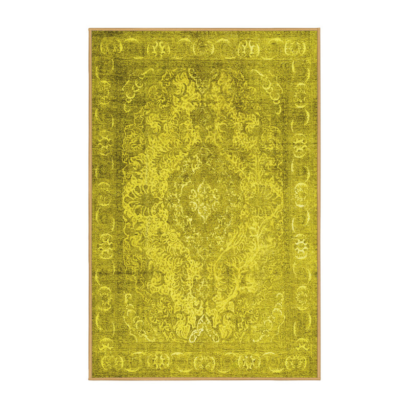 Performance Abstract Indoor Rug, Rectangle 5' x 7'