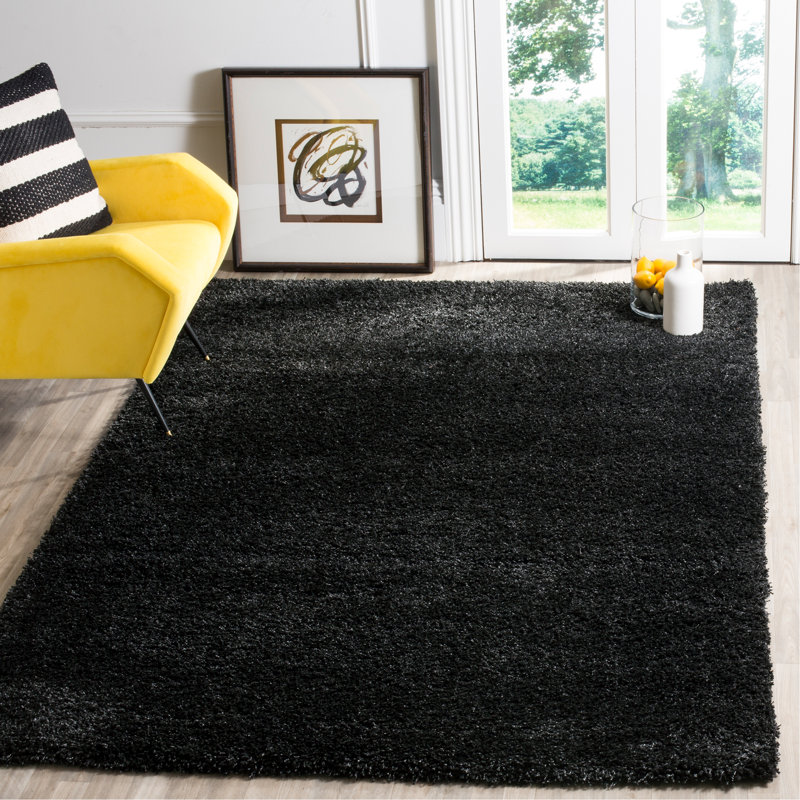 Angeliya Shag Performance Solid Color Rug, Rectangle 8' x 10'