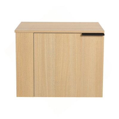 Ensemble de meuble-lavabo 24 po pour grand espace, ensemble d'armoires de salle de bain moderne, ensemble d'armoires de salle de bain sans lavabo, chêne (composable)