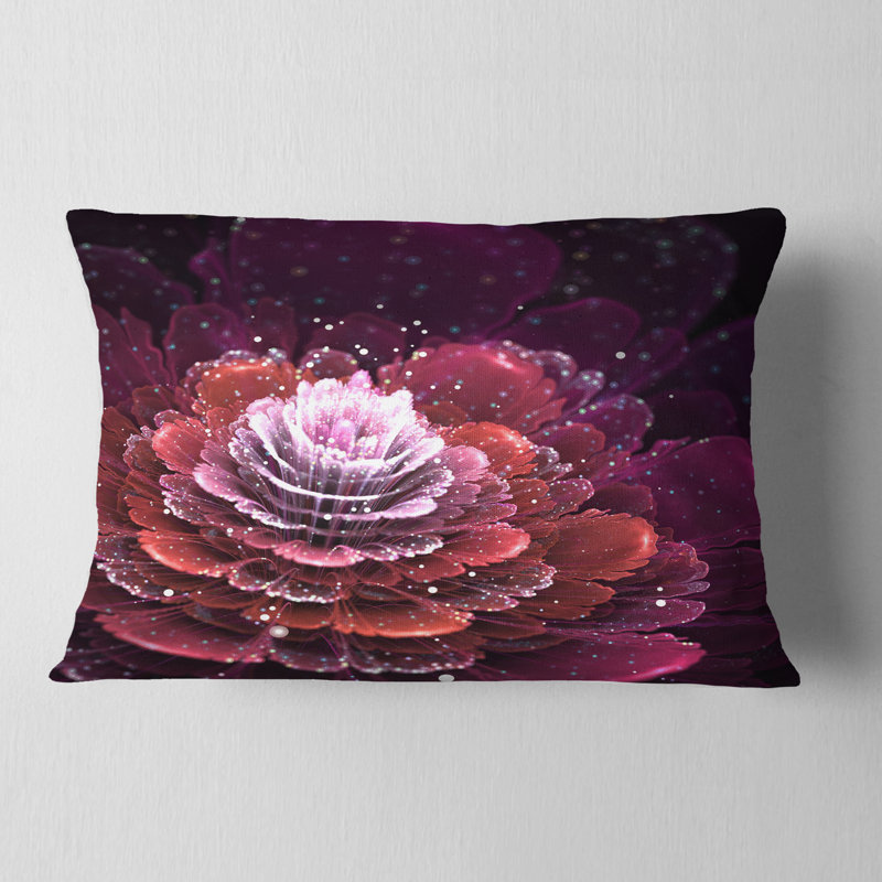 Housse et insert pour coussin floral Floral Fractal