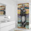 Rideau de douche simple pois points Litchfield-822027198