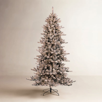 Guillema Frosted 7.5' Pre-Lit Fir Christmas Tree